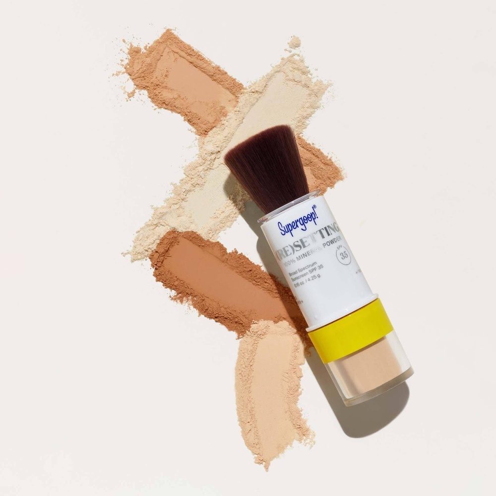 Medium Supergoop! (Re)setting 
 100% Mineral Powder SPF 35 4.25g  UNUSED NEW